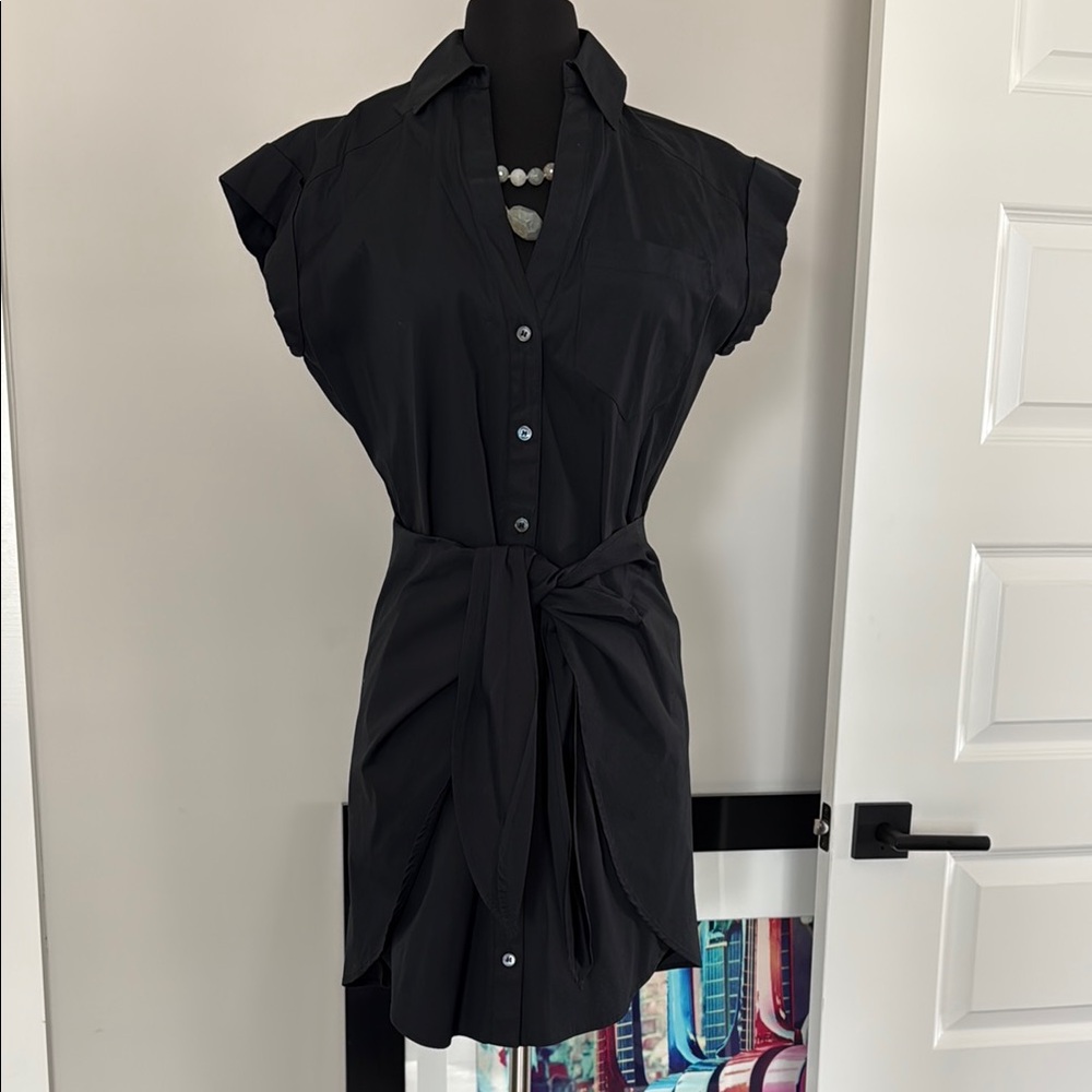 LIKE NEW Veronica Beard Black Shirt Dress SZ 00